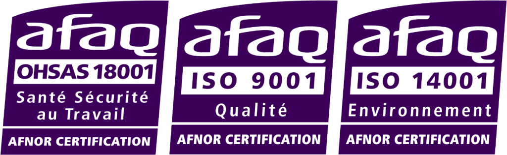 Certifications 2015-2016 Groupe NICOLLIN