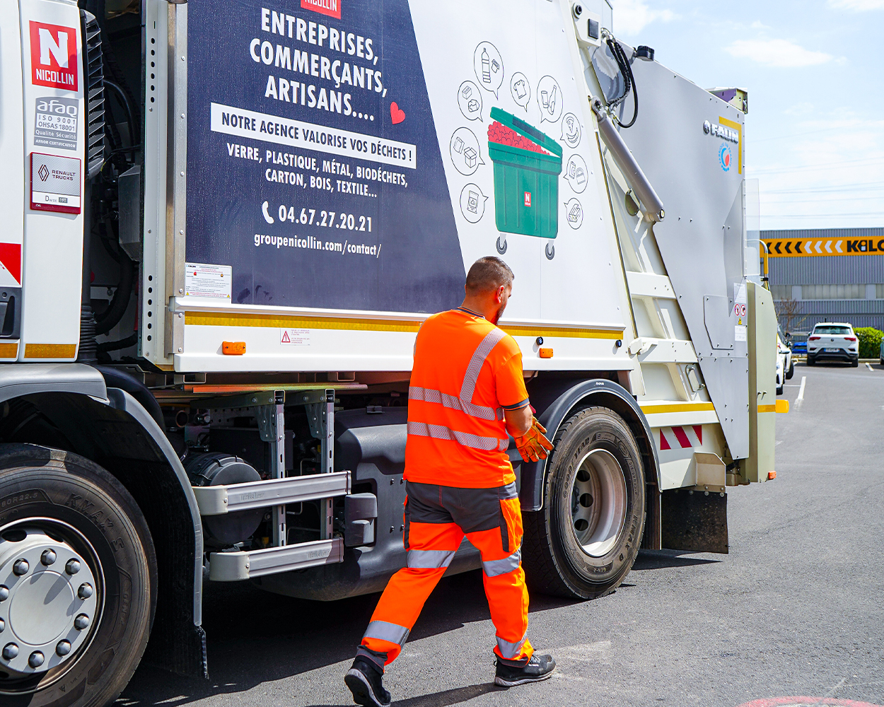 location benne pour dechets verts nimes